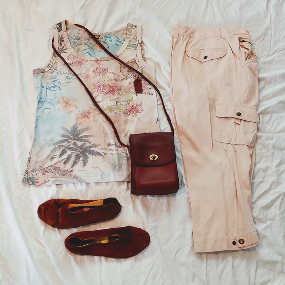 Ralph Lauren Vintage Chinos & One World Top Duo!